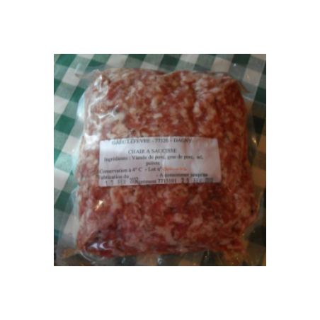 Porc Chair saucisse (FMone) ~1kg /kg