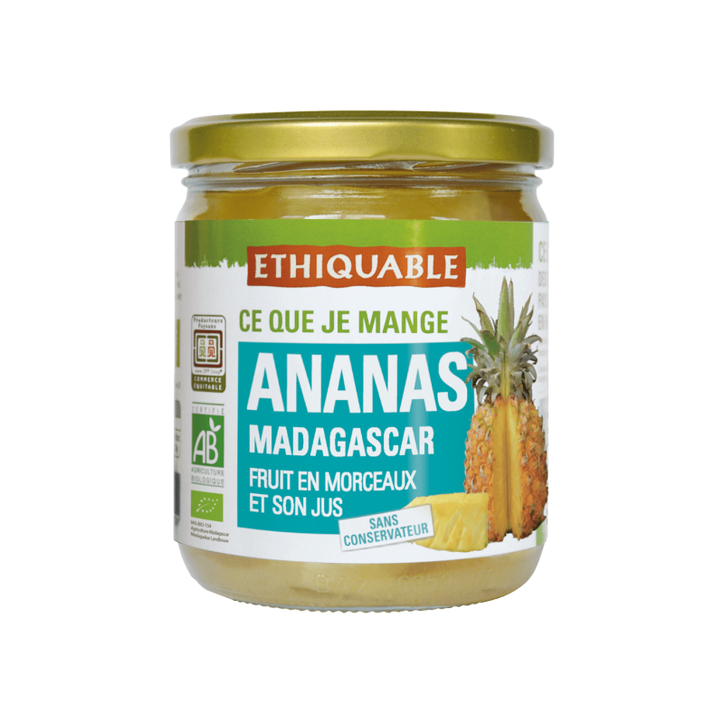 Ananas morceaux jus (Ethiquable) 420g