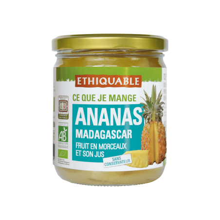 Ananas morceaux jus (Ethiquable) 420g