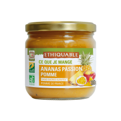 Purée ananas pomme passion (Ethiquable) 380g