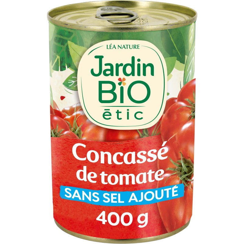 Tomates concassées sans sel (LéaN) 400g