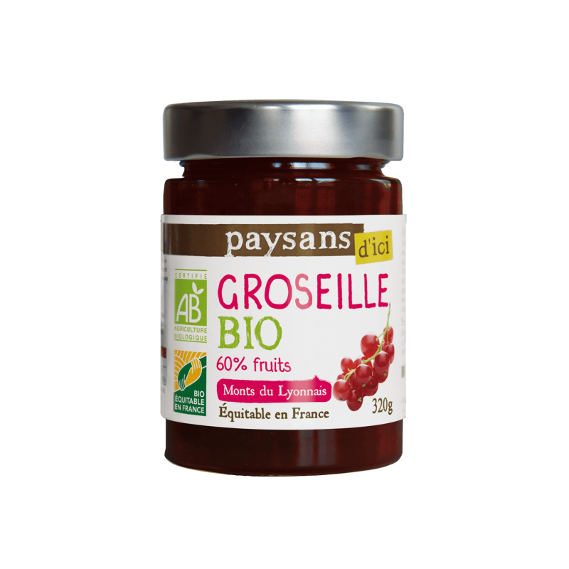 Confiture groseille (Ethiquable) 320g