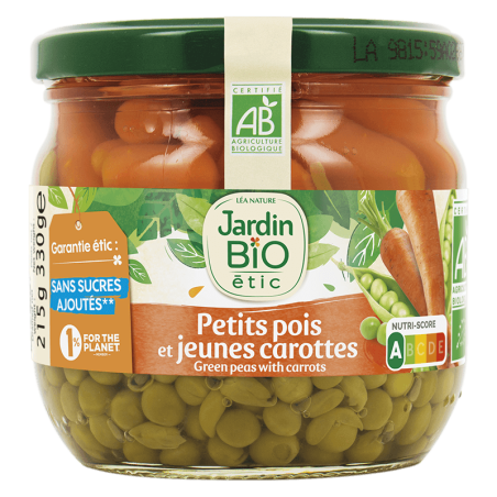 Petits pois carottes (LéaN) 660g