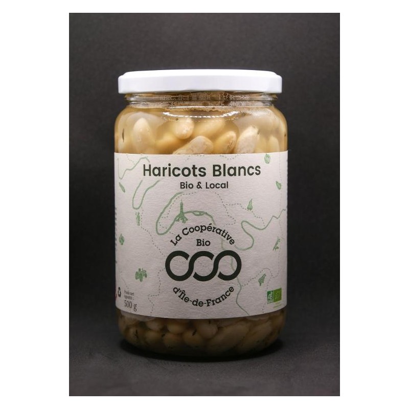 Haricots blancs bocal (CoopB) 500g