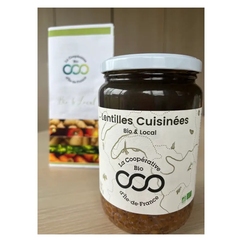 Lentilles vertes bocal (CoopB) 500g