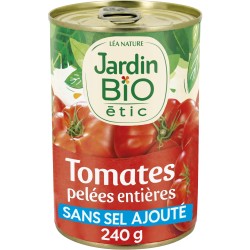 Tomates entières pelées sans sel (LeaN) 400g