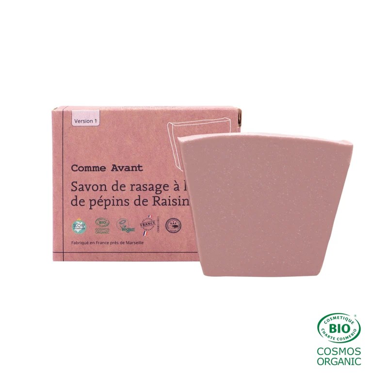 Savon rasage huile pépins raisins (comav) 100g
