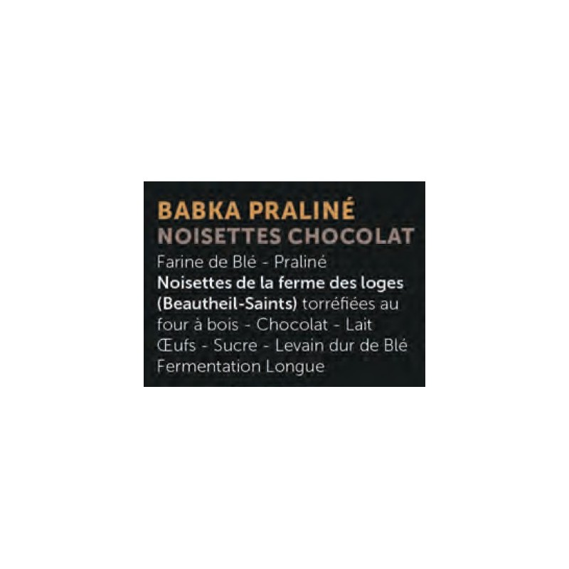 Babka Praliné Noisettes (APDC) 300g