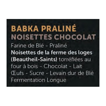 Babka Praliné Noisettes (APDC) 300g