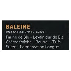 Baleine brioche sucre (APDC) 500g