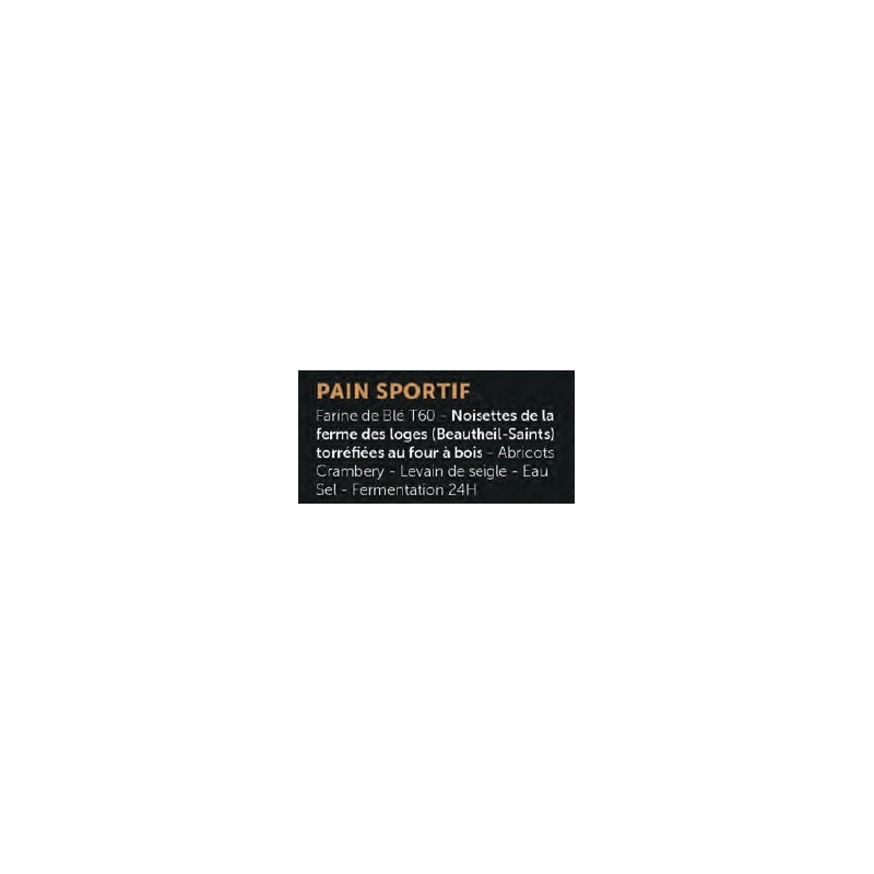 Pain sportif (APDC) 500g