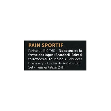 Pain sportif (APDC) 500g