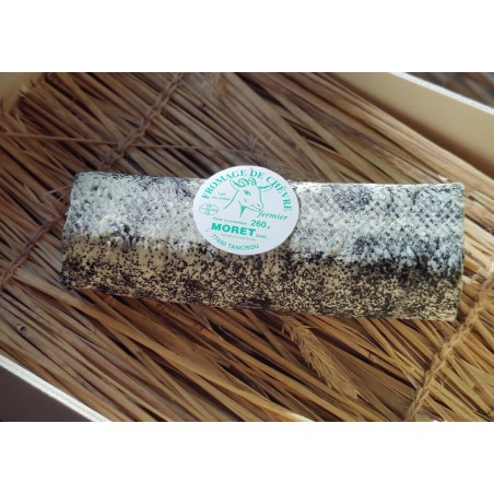 Bûchette cendrée chèvre (FMORET) 200g