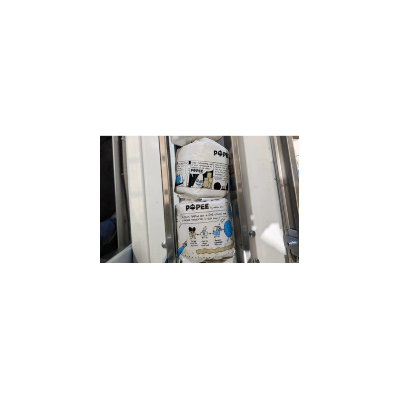 Papier toilette 3 plis (Popee) 1 rouleau