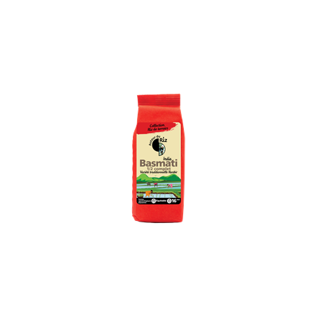 Riz basmati 1/2 complet (OAVFP) 500g