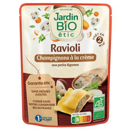 Cuisiné ravioli champignon crème (LéaN) 250g
