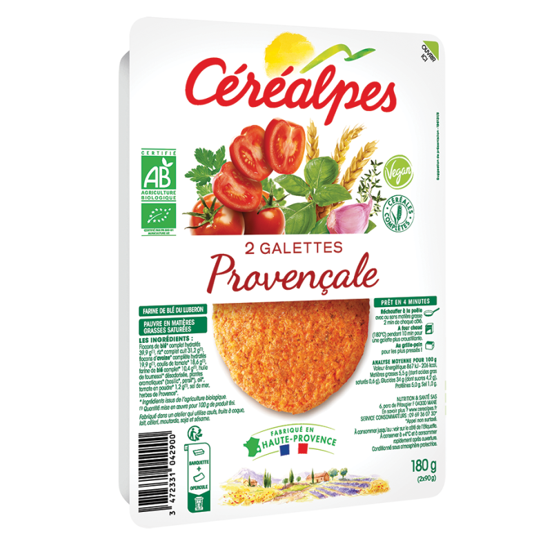 Galettes céréales provençales (OAVFP) 180g