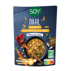 Cuisiné Dahl lentilles pois coco (OAVFP) 240g