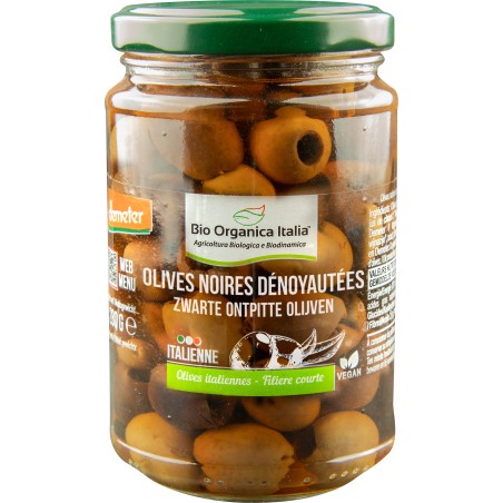 Olives noires dénoyautées (Dynamis) 280g