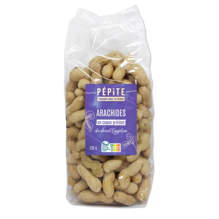 Arachides coques grillées (Dynamis) 330g