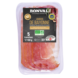 Jambon Bayonne IGP 12 mois (OAVFP) 100g