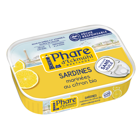 Sardines marinées citron (OAVFP) 135g