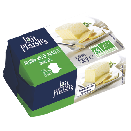 Beurre baratte demi-sel (OAVFP) 250g