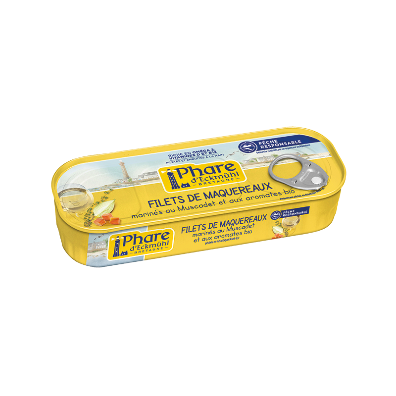 Filets maquereaux muscadet (OAVFP) 151g