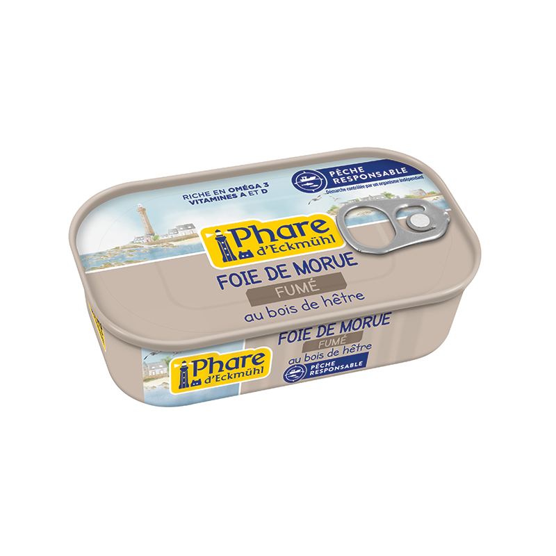 Foie morue fumé (OAVFP) 121g