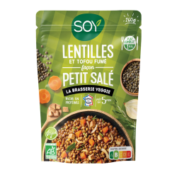 Cuisiné lentilles tofu fumé (OAVFP) 260g