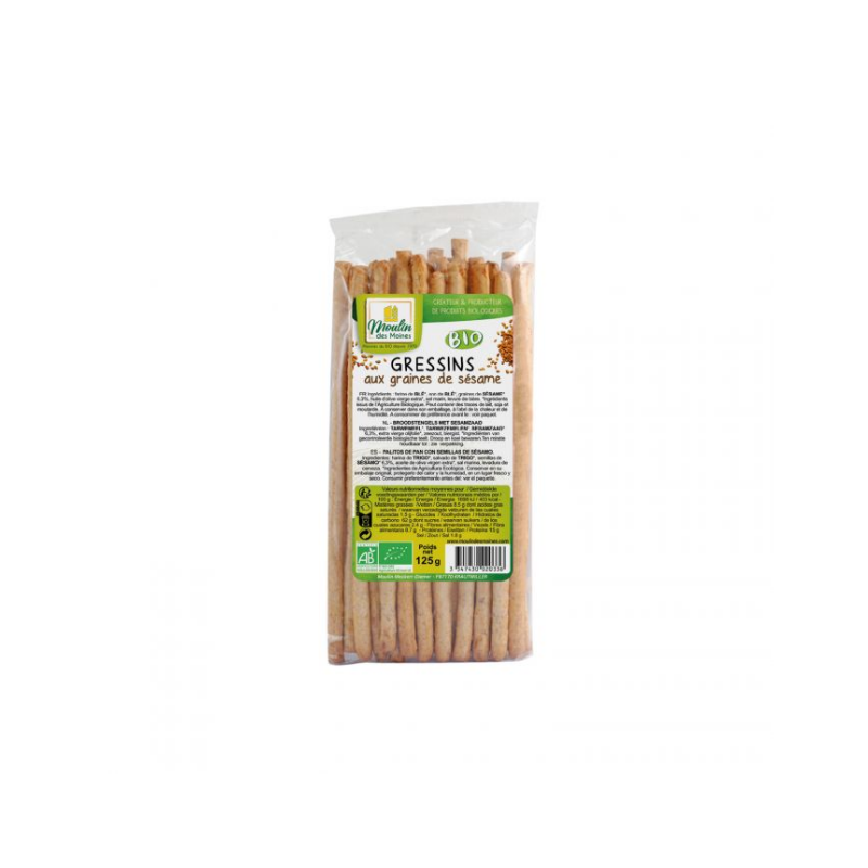 Gressins sésame (OAVFP) 125g