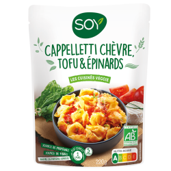 Cuisiné Cappelletti chèvre tofu épinard (OAVFP) 220g