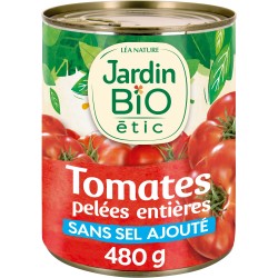 Tomates entières pelées sans sel (LéaN) 800g