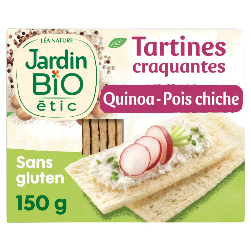 Tartines craquantes quinoa pois chiches (LéaN) 150g