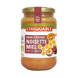 Crème tartiner noisette miel (Ethiquable) 270g